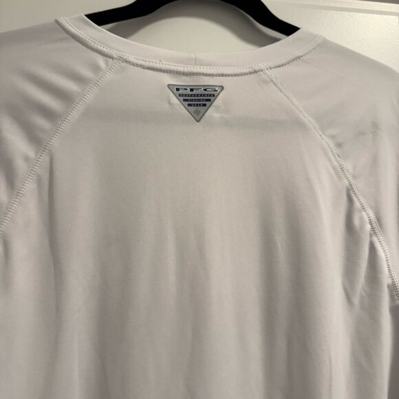 Columbia Men’s Long Sleeve Shirt — White | Size M (Excellent Condition) - Picture 4 of 6